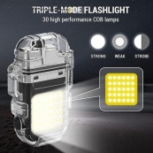 Зажигалка спиральная водонепроницаемая электронная с LED фонариком и зарядкой от USB. Изображение №4 Зажигалка спиральная водонепроницаемая электронная с LED фонариком и зарядкой от USB. Изображение №4