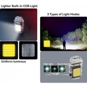 Зажигалка спиральная водонепроницаемая электронная с LED фонариком и зарядкой от USB. Изображение №8 Зажигалка спиральная водонепроницаемая электронная с LED фонариком и зарядкой от USB. Изображение №8