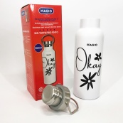 Термопляшка Magio MG-1041W 500 мл, Гарний невеликий термос, Термокухоль для дітей. Зображення №5