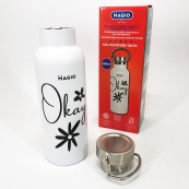 Термопляшка Magio MG-1041W 500 мл, Гарний невеликий термос, Термокухоль для дітей. Зображення №8