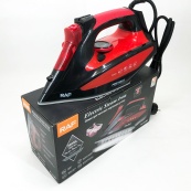 Праска з керамічною підошвою RAF R.1233 потужність 2200Вт 320 мл. Колір: червоний. Зображення №8