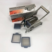 Ручна картоплерізка металева машинка Potato Chipper для нарізки картоплі фрі UN12-15. Зображення №2