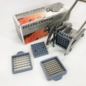 Ручна картоплерізка металева машинка Potato Chipper для нарізки картоплі фрі UN12-15. Зображення №3