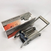 Ручна картоплерізка металева машинка Potato Chipper для нарізки картоплі фрі UN12-15. Зображення №11