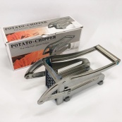 Ручна картоплерізка металева машинка Potato Chipper для нарізки картоплі фрі UN12-15. Зображення №14