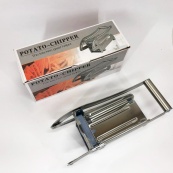 Ручна картоплерізка металева машинка Potato Chipper для нарізки картоплі фрі UN12-15. Зображення №15