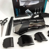 Професійна машинка VGR V-121 провідна машинка для стрижки волосся керамічне лезо, 8 насадок. Зображення №2