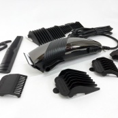 Професійна машинка VGR V-121 провідна машинка для стрижки волосся керамічне лезо, 8 насадок. Зображення №9