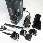 Професійна машинка VGR V-121 провідна машинка для стрижки волосся керамічне лезо, 8 насадок. Зображення №11