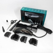 Професійна машинка VGR V-121 провідна машинка для стрижки волосся керамічне лезо, 8 насадок. Зображення №18