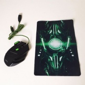 Мишка провідна ігрова UKC 6967 з килимком. Зображення №3 Мишка провідна ігрова UKC 6967 з килимком. Зображення №3