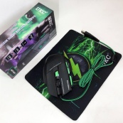 Мишка провідна ігрова UKC 6967 з килимком. Зображення №6 Мишка провідна ігрова UKC 6967 з килимком. Зображення №6