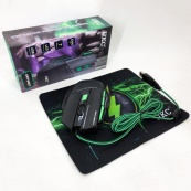 Мишка провідна ігрова UKC 6967 з килимком. Зображення №7 Мишка провідна ігрова UKC 6967 з килимком. Зображення №7