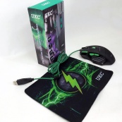 Мишка провідна ігрова UKC 6967 з килимком. Зображення №10 Мишка провідна ігрова UKC 6967 з килимком. Зображення №10