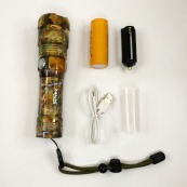 Ліхтарик ручний тактичний Bailong BL-P512M-P90, Тактичний ліхтар, Сильний ліхтарик, Лід ліхтар ручний. Зображення №6