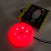 Бездротова зарядка з підсвічуванням 7 кольорів 10W 7 COLOR Awei W7 + WIRELESS CHARGE. Зображення №6