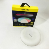 Бездротова зарядка з підсвічуванням 7 кольорів 10W 7 COLOR Awei W7 + WIRELESS CHARGE. Зображення №8