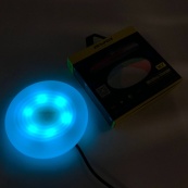 Бездротова зарядка з підсвічуванням 7 кольорів 10W 7 COLOR Awei W7 + WIRELESS CHARGE. Зображення №12