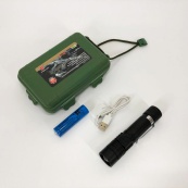 Тактичний ліхтар Bailong BL-518/8518-T6 3 режими роботи zoom з/в microUSB кейс, кишеньковий міні ліхтар. Зображення №15