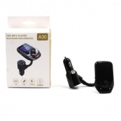 Автомобільний FM трансмітер модулятор A30 Bluetooth, Фм трансмітер від прикурювача. Зображення №4