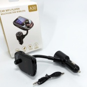 Автомобільний FM трансмітер модулятор A30 Bluetooth, Фм трансмітер від прикурювача. Зображення №9