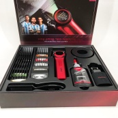 Професійна машинка для стрижки волосся VGR V-001 RED з дисплеєм 9000 об та 10 насадками (1,5-24 мм). Зображення №16