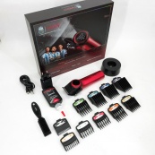 Професійна машинка для стрижки волосся VGR V-001 RED з дисплеєм 9000 об та 10 насадками (1,5-24 мм). Зображення №17