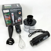 Блендер 3в1 Rainberg RB-2243 500W занурювальний блендер подрібнювач, блендер для дитячого пюре. Колір: чорний. Зображення №4