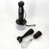 Блендер 3в1 Rainberg RB-2243 500W занурювальний блендер подрібнювач, блендер для дитячого пюре. Колір: чорний. Зображення №8