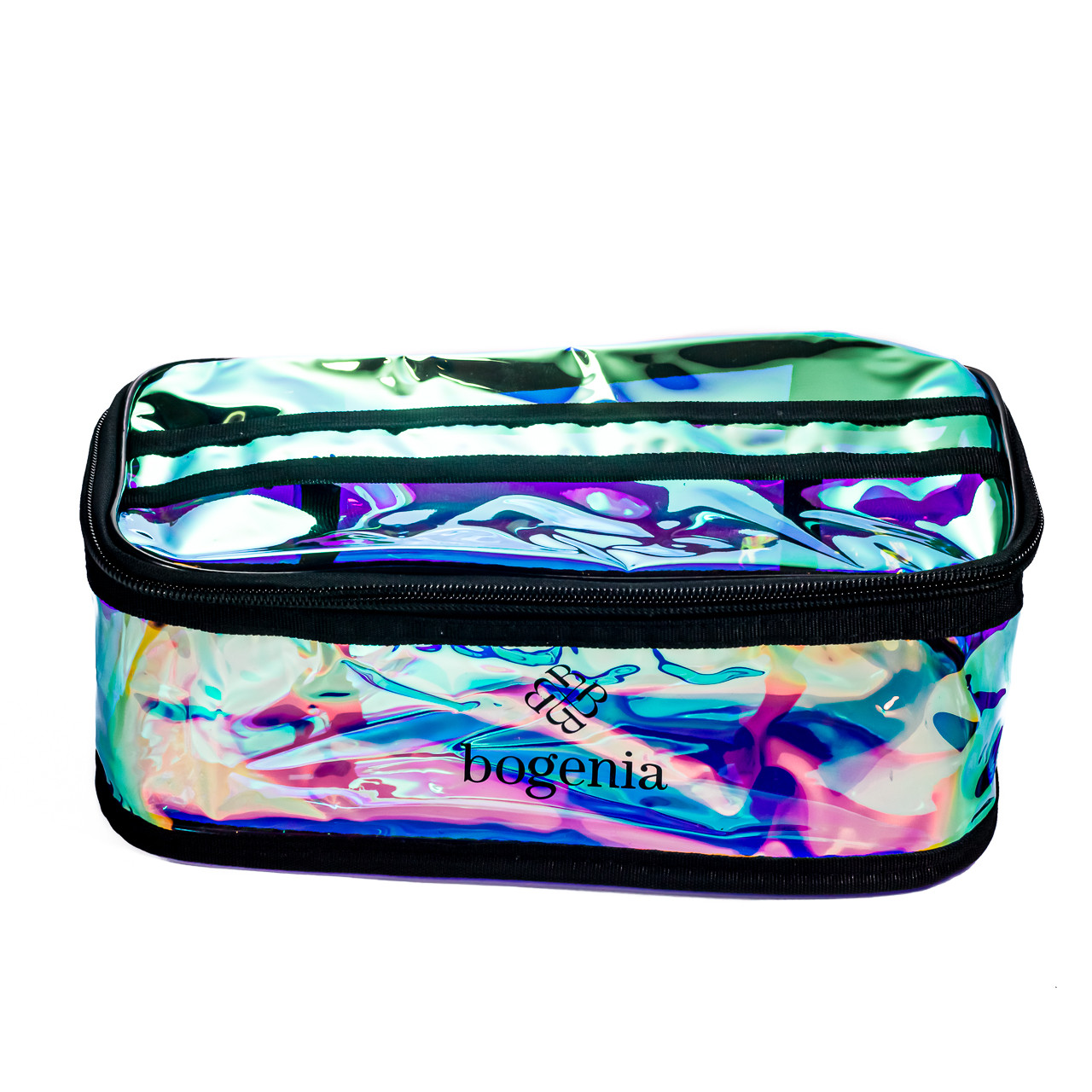 Косметичка прозора з ручкою Bogenia Holographic Косметичка прозора з ручкою Bogenia Holographic