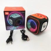 Портативна Bluetooth колонка TG359 7W з підсвічуванням RGB, акумуляторна колонка для музики. Колір: зелений. Зображення №6