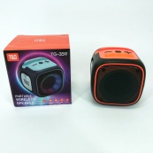 Портативна Bluetooth колонка TG359 7W з підсвічуванням RGB, акумуляторна колонка для музики. Колір: зелений. Зображення №8