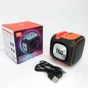 Портативна Bluetooth колонка TG359 7W з підсвічуванням RGB, акумуляторна колонка для музики. Колір: зелений. Зображення №9