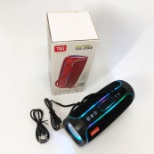 Портативна колонка Bluetooth з LED підсвічуванням TG288, акумуляторна колонка для музики. Колір: чорний. Зображення №8