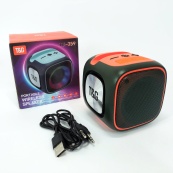 Портативна Bluetooth колонка TG359 7W з підсвічуванням RGB, акумуляторна колонка для музики. Колір: зелений. Зображення №11