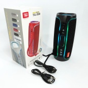 Портативна колонка Bluetooth з LED підсвічуванням TG288, акумуляторна колонка для музики. Колір: чорний. Зображення №10