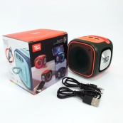 Портативна Bluetooth колонка TG359 7W з підсвічуванням RGB, акумуляторна колонка для музики. Колір: зелений. Зображення №12