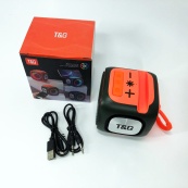 Портативна Bluetooth колонка TG359 7W з підсвічуванням RGB, акумуляторна колонка для музики. Колір: зелений. Зображення №13