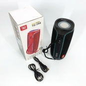 Портативна колонка Bluetooth з LED підсвічуванням TG288, акумуляторна колонка для музики. Колір: чорний. Зображення №12