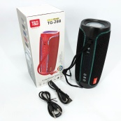 Портативна колонка Bluetooth з LED підсвічуванням TG288, акумуляторна колонка для музики. Колір: чорний. Зображення №13