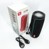 Портативна колонка Bluetooth з LED підсвічуванням TG288, акумуляторна колонка для музики. Колір: чорний. Зображення №15