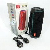 Портативна колонка Bluetooth з LED підсвічуванням TG288, акумуляторна колонка для музики. Колір: чорний. Зображення №16