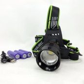 Супер потужний ліхтар налобний Police BL-A14-3-P90 MICRO USB, потужний налобний ліхтар для риболовлі наголовний. Зображення №12