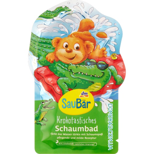 SauBar Піна для ванни для діток Krokotastisches 40ml SauBar Піна для ванни для діток Krokotastisches 40ml