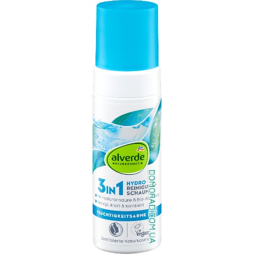 Alverde Пінка для очищення шкіри Hydro 150ml Alverde Пінка для очищення шкіри Hydro 150ml