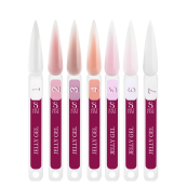 Гель для нарощування нігтів камуфлюючий Steffani Jelly Gel 15 мл, 07 Білий молочний. Зображення №4