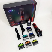 Аккумуляторная машинка для стрижки VGR V-026 RED. Цвет: красный. Изображение №3