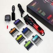 Аккумуляторная машинка для стрижки VGR V-026 RED. Цвет: красный. Изображение №7