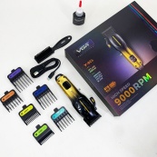 Акумуляторна машинка для стрижки VGR V-026 GOLD. Колір: золотий. Зображення №11