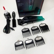 Акумуляторна машинка для стрижки VGR V-662 Колір: зелений. Зображення №6